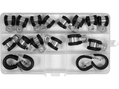 ZESTAW OPASEK ZACISKOWYCH METAL GUMOWYCH