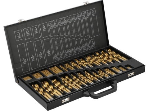 ZESTAW WIERTEŁ DO METALU 1-13MM 300SZT YT-44595