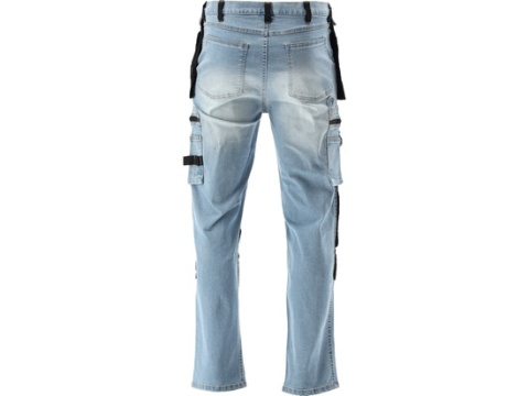 SPODNIE STRETCH JEANS L. BLUE R. M YT-79071 YATO
