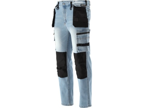 SPODNIE STRETCH JEANS L. BLUE R. M