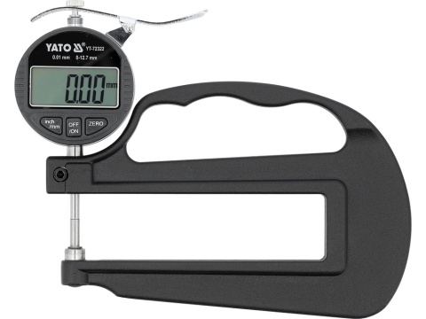 CYFROWY MIERNIK GRUBOŚCI 12,7MM/0,001MM YT-72322 YATO