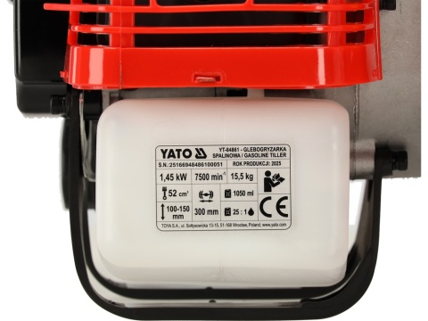 GLEBOGRYZARKA SPALINOWA DWUSUWOWA YT-84861 YATO