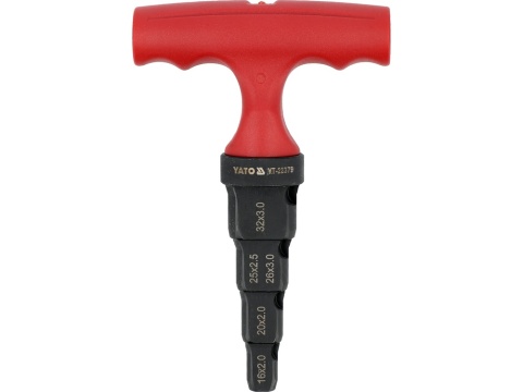 KALIBRATOR Z GRATOWNIKIEM DO PEX 16-32MM YT-22379 YATO