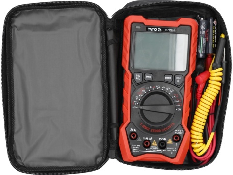 MIERNIK CYFROWY TRUE RMS LCD 25000 YT-730895 YATO