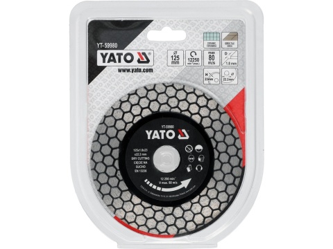 TARCZA DO GRESU I GRANITU 125MM YT-59980 YATO