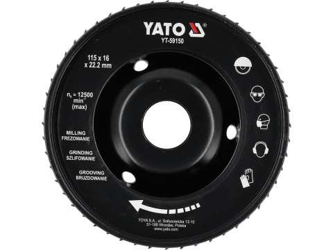 TARCZA TARNIK DO DREWNA 115MM YT-59150 YATO