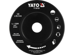 TARCZA TARNIK SKOŚNA DO DREWNA 125MM YT-59159 YATO