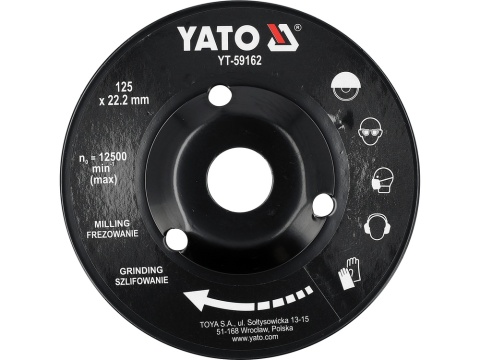 TARCZA TARNIK SKOŚNA DO DREWNA 125MM YT-59162 YATO