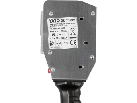 TESTER AKUMULATORÓW 6/12V YATO