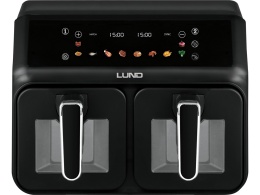 FRYTKOWNICA BEZTŁ. 2200W 4L+4L CZARNA 67563 LUND