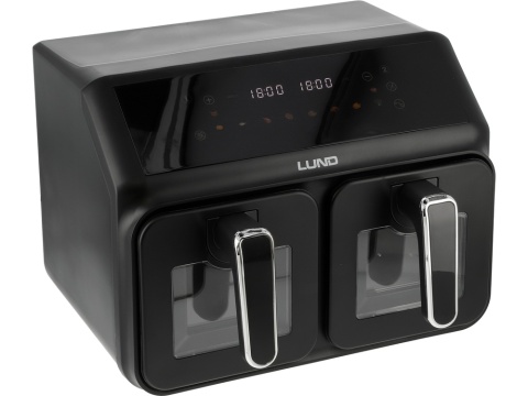 FRYTKOWNICA BEZTŁ. 2200W 4L+4L CZARNA 67563 LUND