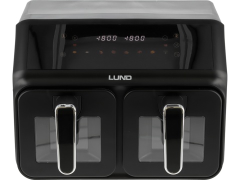 FRYTKOWNICA BEZTŁ. 2200W 4L+4L CZARNA 67563 LUND