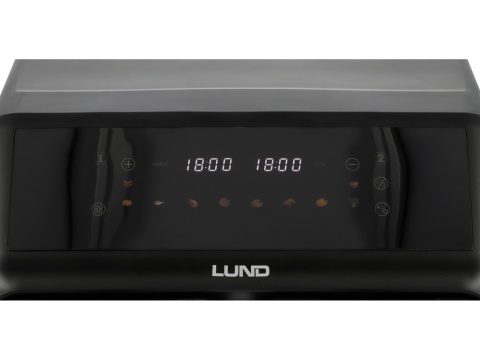 FRYTKOWNICA BEZTŁ. 2200W 4L+4L CZARNA 67563 LUND