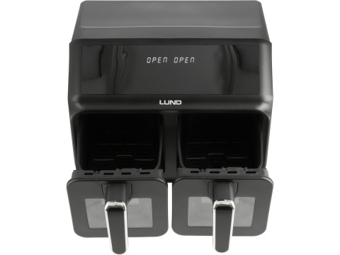 FRYTKOWNICA BEZTŁ. 2200W 4L+4L CZARNA 67563 LUND