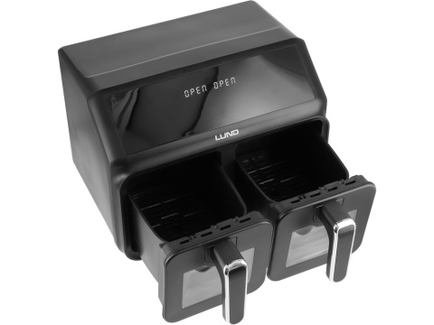 FRYTKOWNICA BEZTŁ. 2200W 4L+4L CZARNA 67563 LUND