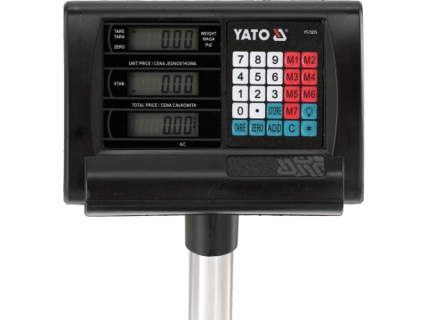 WAGA ELEKTRONICZNA PLATFORMOWA 100KG/20G YT-73275 YATO