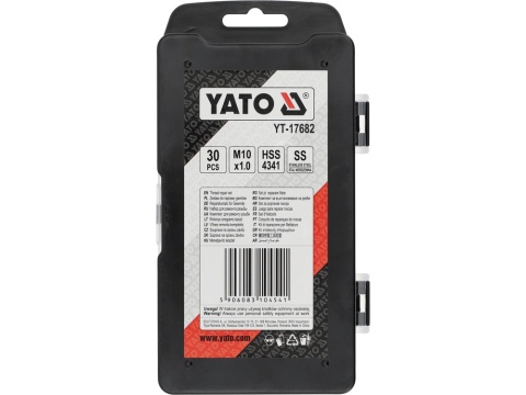 ZESTAW DO NAPRAWY GWINTÓW M10X1,0 YT-17682 YATO