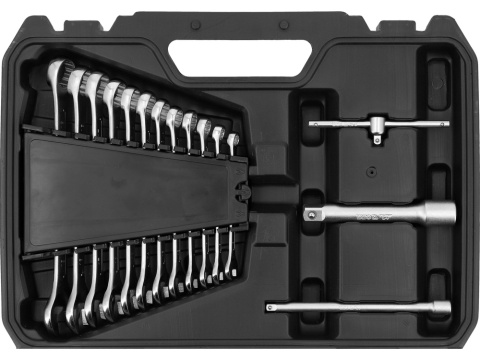 ZESTAW NARZĘDZIOWY 1/4"; 1/2" 41 PCS YT-38742 YATO