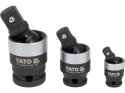 ZESTAW PRZEGUBÓW UDAR 1/4"; 3/8"; 1/2" YT-10642 YATO