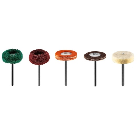 AKCESORIA DO MINISZLIFIERKI, SZCZOTKI POLERSKIE, 12 SZT 55-080 NEO TOOLS