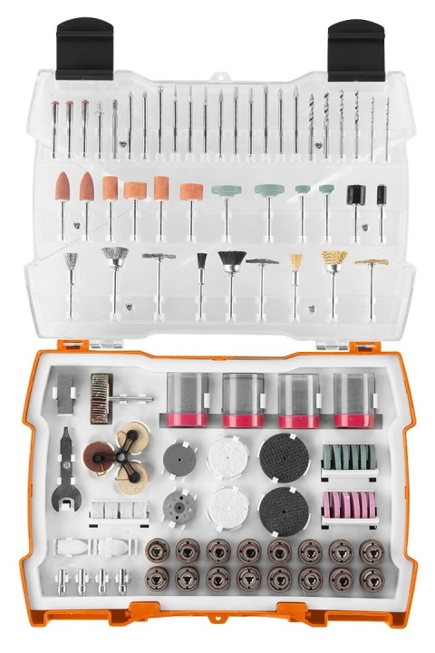 AKCESORIA DO MINISZLIFIERKI, ZESTAW 286 SZT. 55-085 NEO TOOLS
