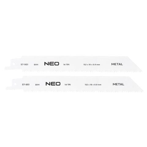 BRZESZCZOTY DO PIŁY SZABLASTEJ 152 x 19 x 0.9 mm, 57-951 NEO TOOLS