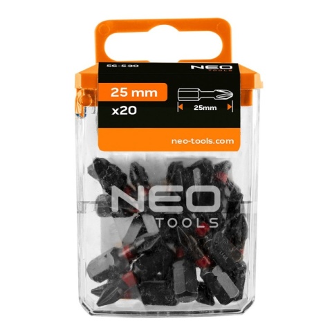 BITY UDAROWE PH1 x 25 mm, 20 szt. 56-530 NEO TOOLS
