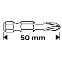 BITY UDAROWE PH1 x 50 mm, 2 szt. 56-518 NEO TOOLS