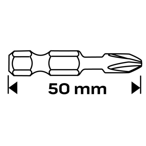 BITY UDAROWE PH1 x 50 mm, 2 szt. 56-518 NEO TOOLS