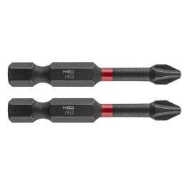 BITY UDAROWE PH2 x 50 mm, 2 szt. 56-519 NEO TOOLS