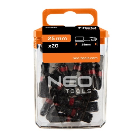 BITY UDAROWE PH3 x 25 mm, 20 szt. 56-532 NEO TOOLS