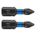 BITY UDAROWE PZ1 x 25 mm, 2 szt. 56-503 NEO TOOLS