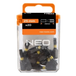 BITY UDAROWE TX20 x 25 mm, 20 szt. 56-545 NEO TOOLS