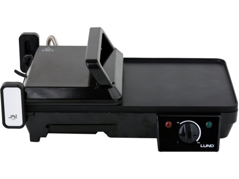 GRILL STOŁOWY EL. 2000W 2W1 40,5X25CM 67455 LUND