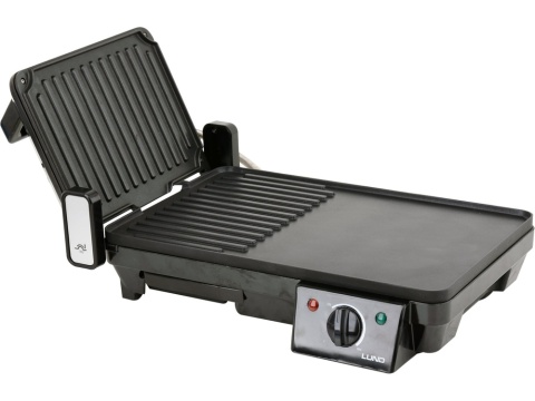 GRILL STOŁOWY EL. 2000W 2W1 40,5X25CM 67455 LUND