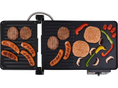 GRILL STOŁOWY EL. 2000W 2W1 40,5X25CM 67455 LUND