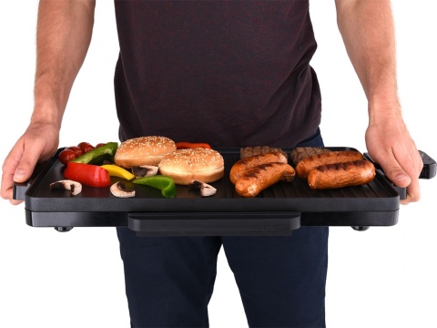 GRILL STOŁOWY ELEKTRYCZNY 2000W,49X27CM 67453 LUND