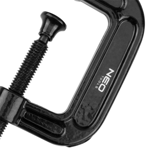 ŚCISK STOLARSKI (śrubowy), TYP C (G), 50 mm (2"), ŻELIWNY 45-551 NEO TOOLS