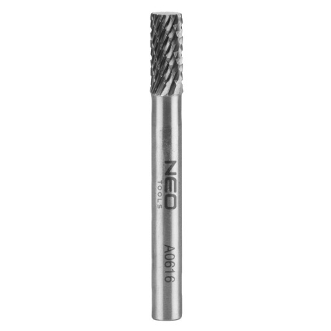 FREZ DO METALU HM, TYP A (walcowy), 6 x 16 mm, 55-350 NEO TOOLS