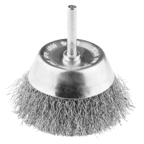 SZCZOTKA DRUCIANA DOCZOŁOWA 50 mm, DRUT KARBOWANY 57-599 NEO TOOLS