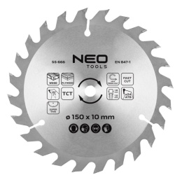 TARCZA DO PILARKI, WIDIOWA, ENERGY+ 150 x 10mm, 1.6mm 55-666 NEO TOOLS