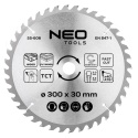 TARCZA DO PILARKI, WIDIOWA 300 x 30 mm, 40 ZĘBÓW 55-606 NEO TOOLS