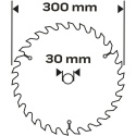 TARCZA DO PILARKI, WIDIOWA 300 x 30 mm, 40 ZĘBÓW 55-606 NEO TOOLS