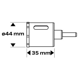 WIERTŁO DIAMENTOWE DO GRESU 44 mm 57-292 NEO TOOLS