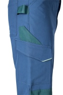 SPODNIE ROBOCZE MIX&MATCH, 4 WAY STRETCH, GRANATOWO-ZIELONE, ROZMIAR XL 81-295-3-XL NEO TOOLS