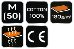 T-SHIRT Z NADRUKIEM, WARSZTAT, ROZMIAR M 81-680-M NEO TOOLS