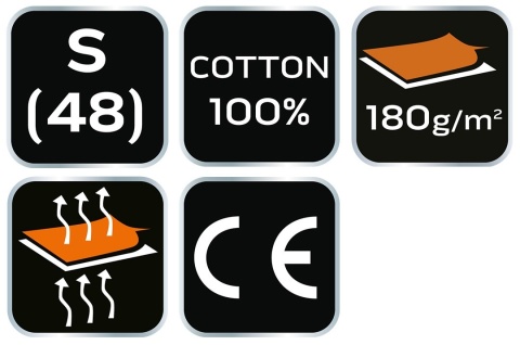 T-SHIRT Z NADRUKIEM, WARSZTAT, ROZMIAR S 81-680-S NEO TOOLS