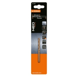 WIERTŁO DO METALU HSS-Co, 4.2 mm 57-026 NEO TOOLS