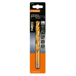 WIERTŁO DO METALU HSS-TiN, 12.5 mm 57-164 NEO TOOLS