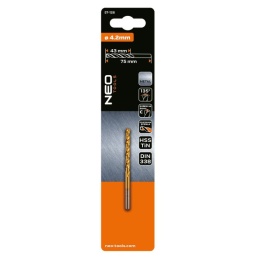 WIERTŁO DO METALU HSS-TiN, 4.2 mm 57-126 NEO TOOLS